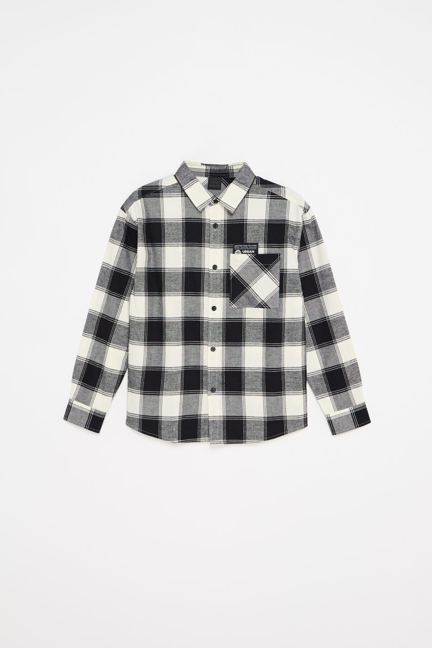 ФЛАНЕЛЕВАЯ РУБАШКА В КЛЕТКУ