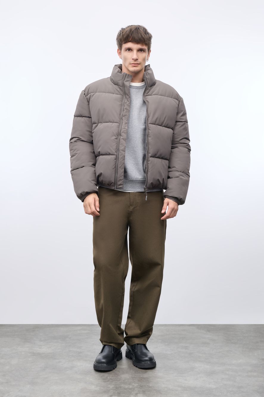 СТЕГАНАЯ КУРТКА ИЗ ТКАНИ РИП-СТОП