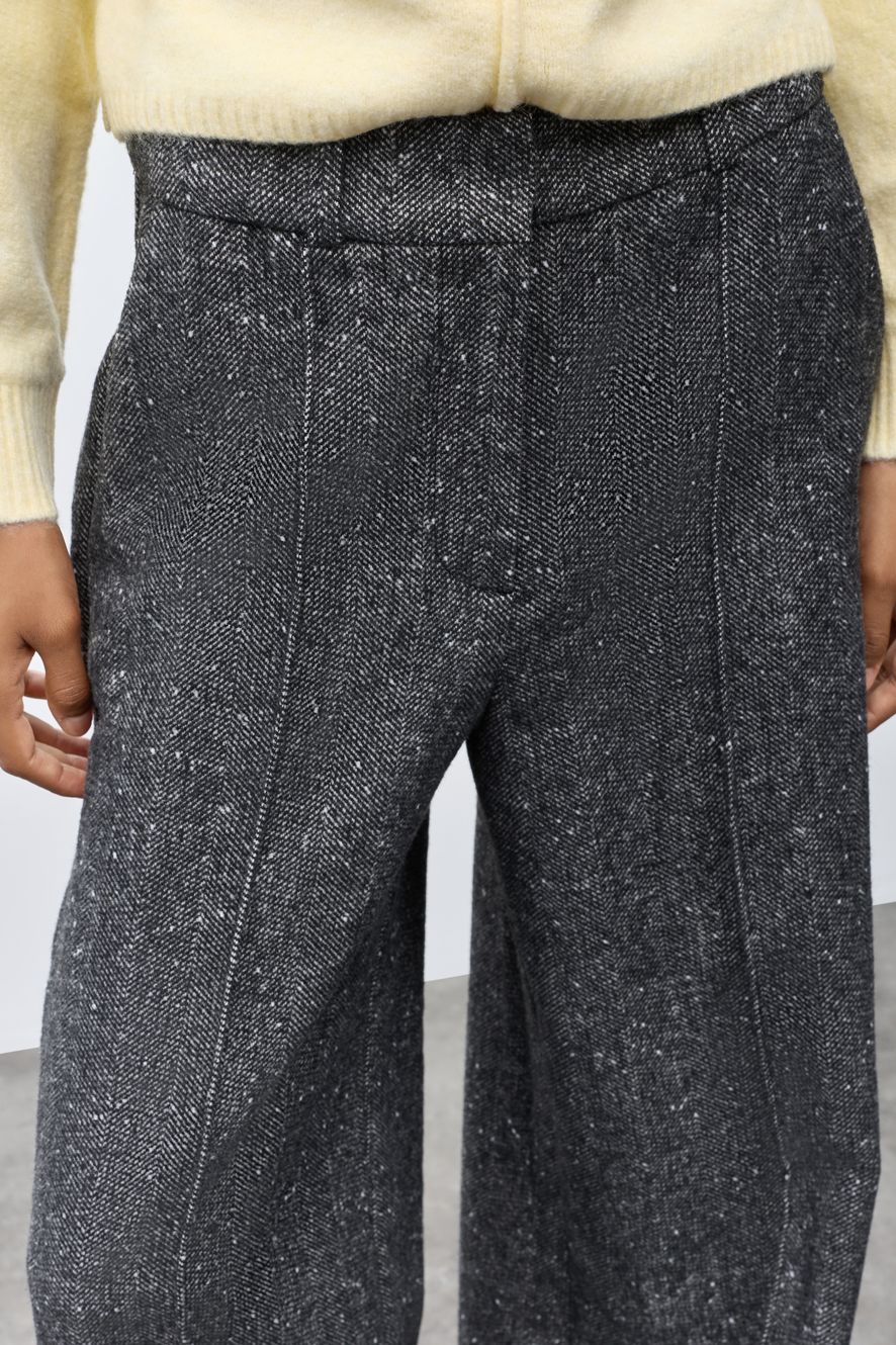 БРЮКИ ШИРОКОГО КРОЯ С ДОБАВЛЕНИЕМ ШЕРСТИ