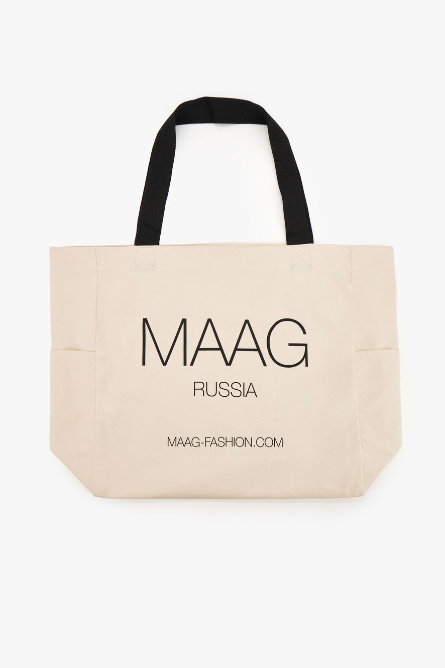 СУМКА ШОПЕР С ЛОГОТИПОМ