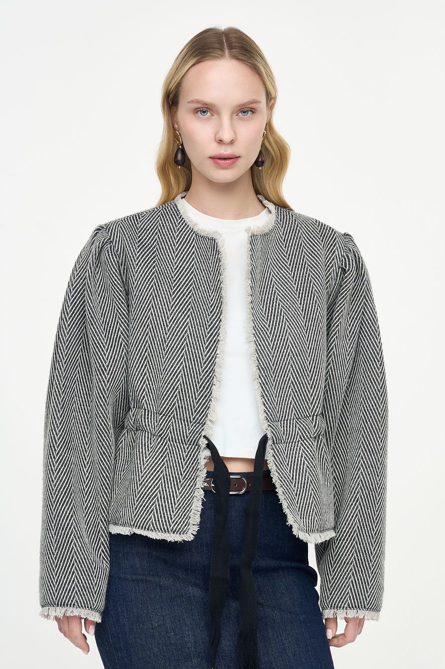 HERRINGBONE JACKET